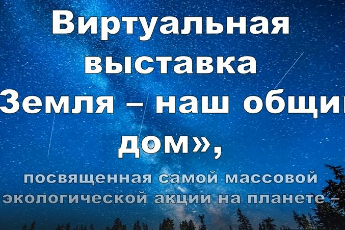 ВИРТУАЛЬНАЯ ВЫСТАВА «ЗЕМЛЯ – НАШ ОБЩИЙ ДОМ»