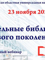 Состоялся межрегиональный вебинар «Модельные библиотеки нового поколения»